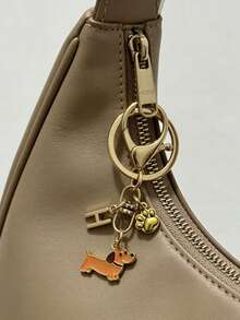 可定制腊肠犬爪印钥匙扣,狗狗爪印吊坠,包包挂饰,送给女孩的礼物 - 黃色臘腸狗+爪印龍蝦套扣 - 查看 6