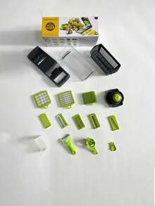 Multifunctional Vegetable Chopper - Pro Food Dicer, Slicer & Shredder For Potatoes, Carrots & Veggies - Multicolor - View 10