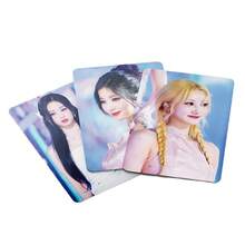 55张BABYM0NSTER DRIP KPOP LOMO卡片，AHYEON专辑照片明信片 - 黑色 - 查看 6