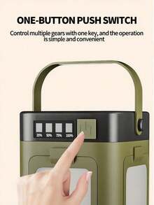 Multifunctional Foldable Solar Camping Lantern Flashlight With Power Bank Function, Waterproof Portable Tent Light For Camping Hiking, 4 Brightness Levels With Handle, Rechargeable Emergency Lighting - Solar Camping Lights - View 5