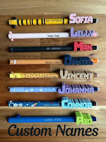 Personalized LEGAMI Clip | With/Without LEGAMI Pen | Perfect For Starting School, For The School Cone, As A Birthday Present Or Souvenir,Legami,School Enrollment,School Cone,School,Birthday,Back-To-School Gift,Enrollment Of A Boy,Start Of School,Back-To-School Gifts,First Day Of School For Girls,Schoolchild,Personalized Gift.