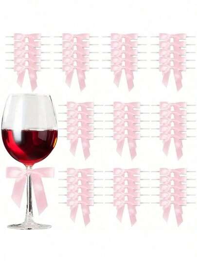 30 chiếc nơ ruy băng satin, thích hợp để gói quà, trang trí chai sâm panh, bánh ngọt, túi kẹo, đồ thủ công DIY, đám cưới, tiệc mừng em bé, tiệc cô dâu, Giáng sinh, sinh nhật, hoạt động ngoài trời, cắm trại.