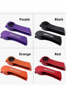 Puños de manillar de aleación de aluminio para bicicleta de montaña MOTSUV, mangas de manillar de cuerno de vaca con bloqueo de colores, accesorios de ciclismo - Multicolor - Ver 4
