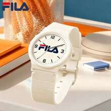 FILA 38-6695 极简硅胶石英表 35毫米小表盘 30米防水 男女通用学生腕表 - 均碼 - 查看 10
