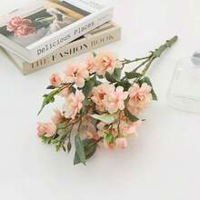 Demi-bouquet de roses artificielles, fleurs réalistes de 88 cm, flexibles et non décolorées - convient pour la décoration de mariage, la décoration de la Saint-Valentin, la décoration d'anniversaire, la décoration d'anniversaire, la décoration de la maison, la décoration de table, la décoration de chambre et de salle de bain, la décoration de bureau, les décorations de pièce, la décoration d'automne, la décoration florale d'automne, la décoration de plantes en pot, les cadeaux de remise des diplômes - Blanc - Voir 15