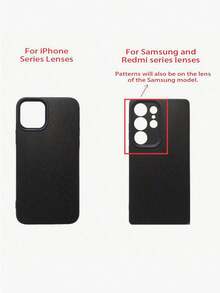 1pc Fashion New Black & Red Plaid Dog Pattern Litchi Texture Anti-Fall Anti-Slip Soft Phone Case + Heart Lanyard, Compatible With Apple, Phones - Multicolor - View 6