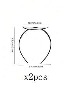 2/1pc Sturdy Anti-Slip Graduation Cap, Graduation Cap Band, Graduation Cap Band Lining Can Fix Cap And Maintain Hairstyle, Essential For Graduates - Black - View 8