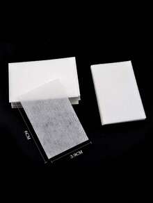 630pcs Disposable Cleaning Pads, Nail Cleaning Tools, Makeup And Nail Remover Pads, Hard Nail Art Wipes - White - View 5