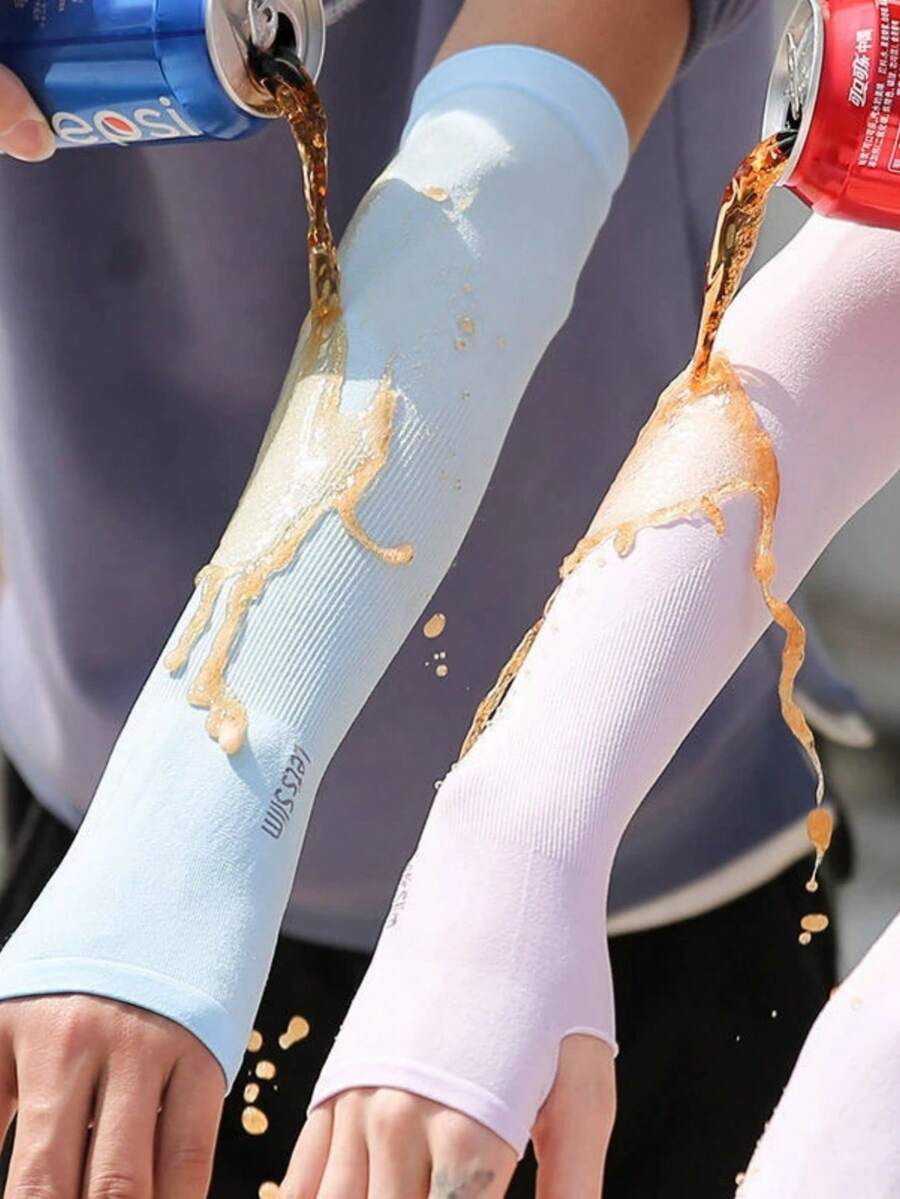 1 双时尚百搭的冰丝防紫外线臂套，男女皆宜，适合日常穿着、度假，也是一份贴心的礼物。 - 款式1 - 查看 1