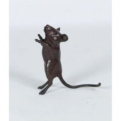 Dormouse Solid Hot Cast Bronze Gift Boxed