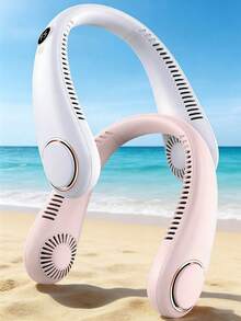 Lightweight Neck Fan And Air Conditioner, 3 Modes (Fan/Cooling/Heating) Personal Cooling Neck Strap, 1200mAh Rechargeable, Suitable For Travel, Camping And Outdoor, Great Gift For Women - Multicolor - View 7