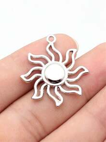 3pcs 35x31mm Sun Charms Pendant For DIY Jewelry Making Necklace Keychain Phone Chain Bracelet Making Accessories Handmade Craft Making Findings - Sun - View 10