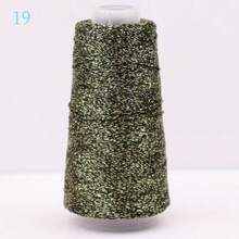 50g Gold & Silver Metallic Hollow Yarn, Handmade Knitting Yarn For DIY - Multicolor - View 23