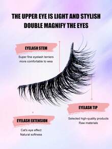 10 Paar Russische kurze unordentliche 5D Mehrschicht-Unsichtbare Verwischte Natürlich Aussehende Falsche Wimpern, Komfortable Weiche Realistische Wimpern für den täglichen Gebrauch & Partys - Übersicht 3