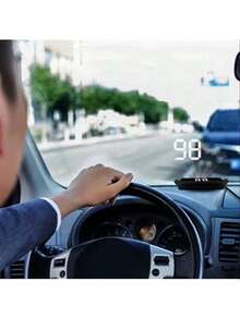 GPS Enabled Car HUD (Head-Up Display) - Dual Color White & Green LED, Compatible With All Vehicles, No Battery Required (USB Powered), Easy Installation, Displays Vehicle Speed, Modern Car Accessory, Digital Speed Display, Universal Car Speedometer, Auto Parts - Multicolor - View 8