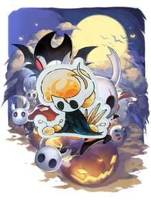 空洞骑士胸针，包包挂饰，4个可爱3D小人偶，吊坠，卡通动漫配饰，礼物 - 彩色 - 查看 7