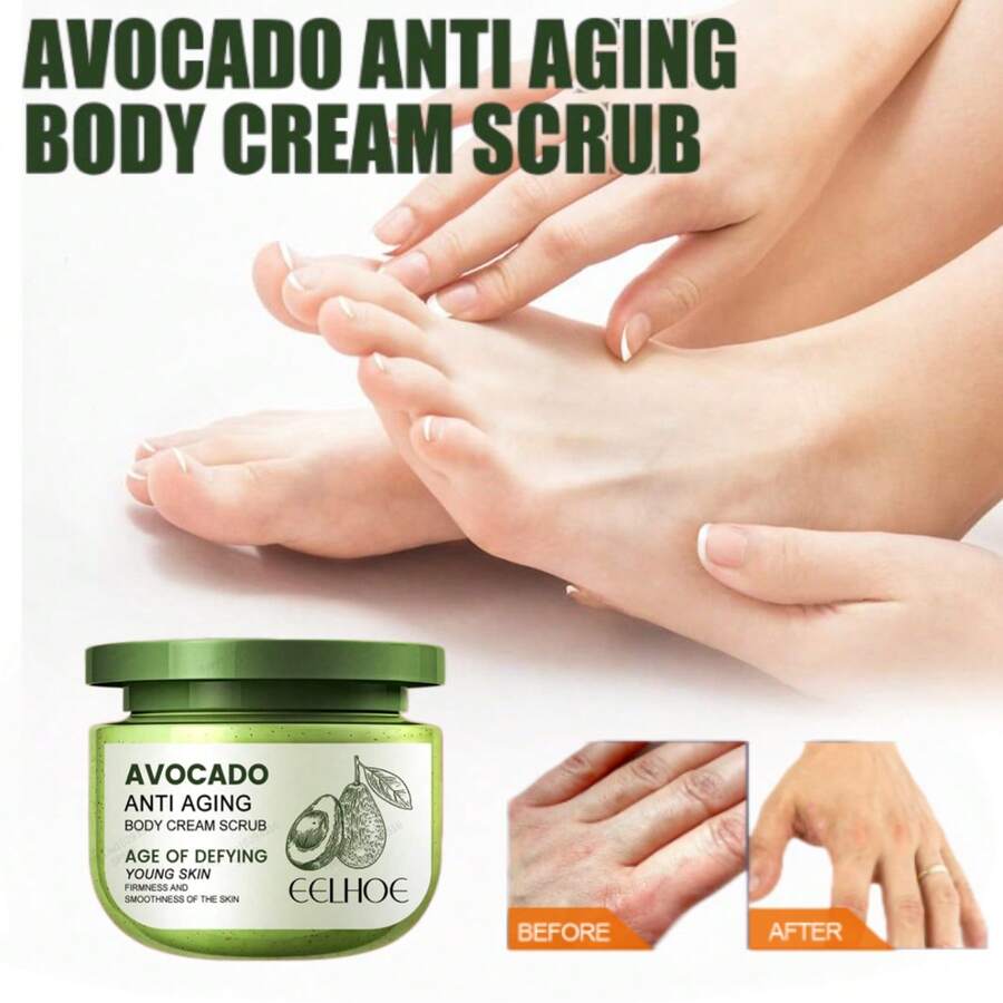 EELHOE 牛油果手足磨砂膏，清洁滋润，富含胶原蛋白配方，令肌肤柔软亮泽。 - 芒果 - 查看 1