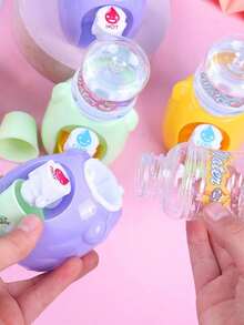 4pcs Creative Pump Makeup Remover Bottles, Easy To Use, Designed As Water Sprayer, Suitable For Makeup Removal - Random - View 4