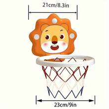 Teenage Cartoon Animal Basketball Hoop Set, Includes Mini Ball And Pump, Suitable For Indoor/Outdoor, For Boys And Girls - Multicolor - View 6