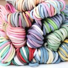 1捆/10米 3毫米 多巴胺伞绳编织钥匙扣手机挂绳包挂绳手工DIY串珠吊坠配件材料 - 混色 - 查看 2