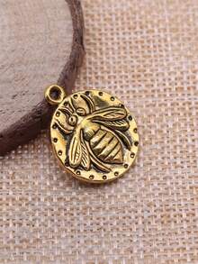 5pcs 24x20mm Bee Charms Pendant For DIY Jewelry Making Necklace Keychain Phone Chain Bracelet Making Accessories Handmade Craft Making Findings - Bee - View 9