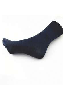 10/20/30双装男士透气网眼中筒袜，薄款丝滑冰丝商务袜，适合春夏穿着 - 彩色 - 查看 4