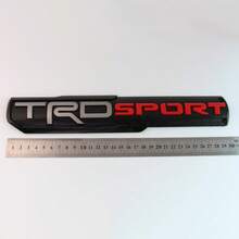TRD SPORT Car Side Fender Emblem, Premium PE Plastic Badge Sticker, Anti-Rust & Weatherproof, Auto Body Decoration For Pickup Trucks & SUVs - A - Xem 4