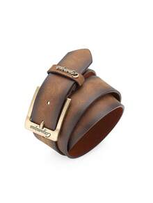 1条新款PU皮皮带，男女通用，休闲复古简约优雅，适合日常佩戴或作为礼物 - BH1013 - 查看 25