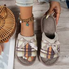 New Fashion Striped Slip-On Comfortable Quiet Foam Slippers, Suitable For Spring, Autumn And Winter - Women's Slippers - View 2