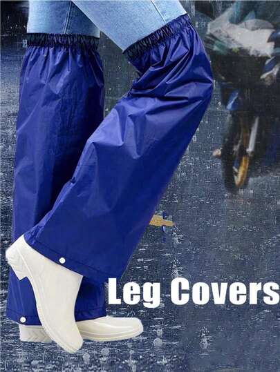 【防风骑行服】男女通用全天候连体裤，全长腿部覆盖 - 牛津布雨裤，全拉链设计，弹性裤脚和锥形裤腿，适合骑行、徒步、露营、摩托车骑行 - 四季户外雨具（高品质防风） - 男女皆宜，纽扣闭合，全天穿着舒适，适合各种天气条件，春夏之选，伴娘礼物，房间、卧室装饰，海滩、旅行，男女皆宜，度假，可爱小物