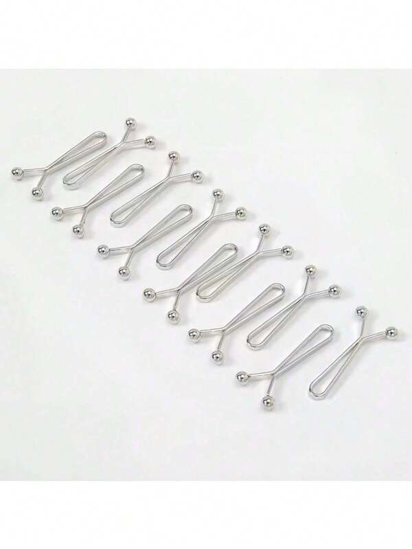 32 piezas Clips para bufanda de mujer, alfileres de de seda delicados, clips de en forma de U, broche de agarre fuerte, adecuado para bufanda, vestido de novia y accesorios decorativos de chal (32/24/12/6/1 pieza), playa, vacaciones, accesorios, artículos esenciales de viaje