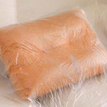 1 Pack 1/2/5pcs Disposable Furniture Dust Cover Elastic Drawstring Bed Cover Renovation Thickened Transparent Protective Plastic Film - Multicolor - View 7