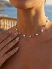 Fishing Line Pearls
