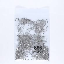 QIIY Non Hotfix Rhinestones Crystal CrystalAB High Quality Blue Tones Sliver Back SS6 1.9mm-2.1mm For Handmade Wedding Dresses Accessories And Other Application Scenarios - SS6 Silver Base With Blue Tones - View 19