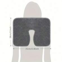 3/6pcs Beauty Salon Massage Head Towels - Beauty Salon Massage Bed Towels, Heart-Shaped U-Shaped Facial Pads, Soft And Fluffless, Machine Washable, Durable, Suitable For Beauty Salons SPA - Multicolor - View 4