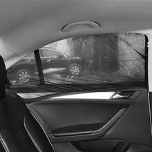 4pcs Car Mesh Sunshade Curtains, Sun Protection, Insect Proof, UV Protection, High Elasticity, Easy Installation Car Accessories - 4pcs Per Set Of Car Window Sun Protection Mesh - View 3