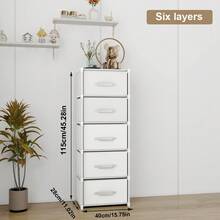 1pc White And Black Multi-Layer Large Capacity Portable Closet With Drawers,Multifunctional Portable Cube Storage Cabinet,Floor Storage Rack,Dustproof Wardrobe, Shelves, Shoe Rack, DIY Freestanding Display, Easy Assembly,Single Row And Double Row Optiona,Suitable For Indoor Storage, Bedroom, Kitchen, Living Room, Study, Office Storage, Holiday Storage, Holiday Gift, Mother's Day Gift,Spring Organizer - Multicolor - View 16