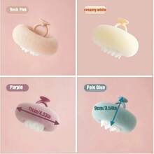 1PC Pink Silicone Facial Cleansing Brush – Electric Rotating Exfoliating Face Scrubber With Soft Bristles For Deep Pore Cleaning & Skin Renewal, Waterproof Rechargeable Skincare Tool For Daily Makeup Removal, Features Hundreds Of Delicate Silicone Bristles That Create Rich Lather While Gently Removing Dead Skin Cells, Strong Suction Base Adheres Firmly To Shower Walls For Convenient Storage, Ideal Gift For Friends Family Children Partners During Birthday Christmas Thanksgiving Holiday Seasons - 多色 - 查看 5