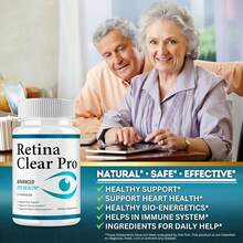 Original Retina Clear Pro Advanced Pills Capsule, Premium Formula, Natural Ingredients For Overall Eye Care Health & Balanced Healthy Vision| RetinaClear Pro| 60 Capsules Each Bottle (Pack Of 5) - 1 - Xem 4