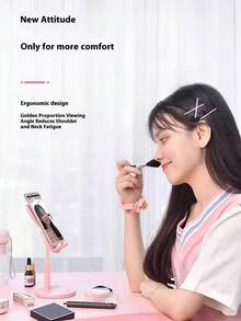1个可调节可折叠兔子造型手机支架，采用ABS塑料和铝合金材质，白色，适用于婚礼、生日、家居、办公装饰，兼容多种手机，可作为生日礼物、送给家人朋友、万圣节礼物或教师礼物。 - 多色 - 查看 4