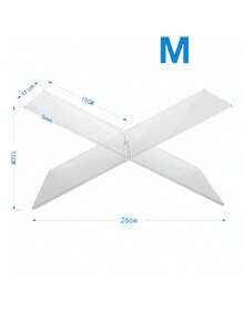 Estantería en forma de X - Diseño minimalista de pie, ahorra espacio para almacenar libros y artículos en dormitorios de estudiantes - Multicolor - Ver 7