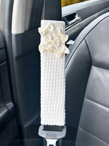 1pc Butterfly Seat Belt Shoulder Pad, Soft & Comfortable Car Safety Belt Cover - Shoulder Pads - View 9