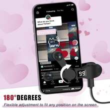 Auto Clicker Compatible With Iphone Automatic Phone Screen Tapper Auto Clicker For Clicker Smart Phone Autoclicker For Pad Mechanical Fingers Speed Clicker For Android Ios Apps Spring Gift Birthday Party - Pink - View 3