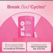 Hormone Balance & Cycle Support Vitamins By FLO, Inositol Supplements, 90 Count - 1瓶 - 查看 7