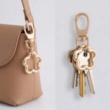 2pcs Rotating Clasp, Double-Ended Rotating Spring Clasp Hook Metal Rotating Clasp Carabiner With Spring O-Ring, Suitable For Key Chain, Bag, Wallet, Lanyard DIY Crafts - Gold - View 6