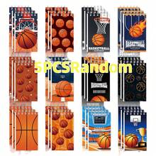 12/10/8/6/5pcs Basketball Coil Notebooks, Student Notebooks, Vocabulary Notebooks, Coil Notebooks, Sketchbooks, Memo Pads, School Supplies, Student Prizes, Party Memo Books, Back To School Stationery - Multicolor - View 9