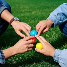 40mm Pelotas de tenis de mesa de plástico de colores, adecuadas para juegos, fiestas, manualidades DIY y juguetes para mascotas - Multicolor - Ver 6
