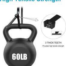 1000pcs Black Heavy Duty Self-Locking Nylon Cable Ties 6IN (150mm), Widely Used For Automotive, Electrical, Gardening, Household, Office, Durable & Non-Slip - 1000PCS - View 3