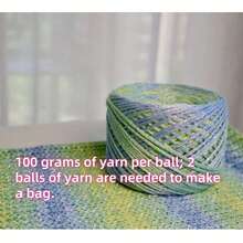 1 Roll, 50g Colorful Unique Gold & Silver Yarn With Shimmer, Handcraft Knitting, Suitable For DIY Knitting And Crochet Projects - Great For Making Sweaters, Hats, Bags And Dolls - Multicolor - View 32