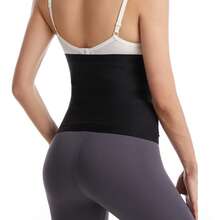 1 pieza Entrenador de cintura con cremallera, adecuado para fitness y yoga, diseño transpirable y quema grasa - Multicolor - Ver 7